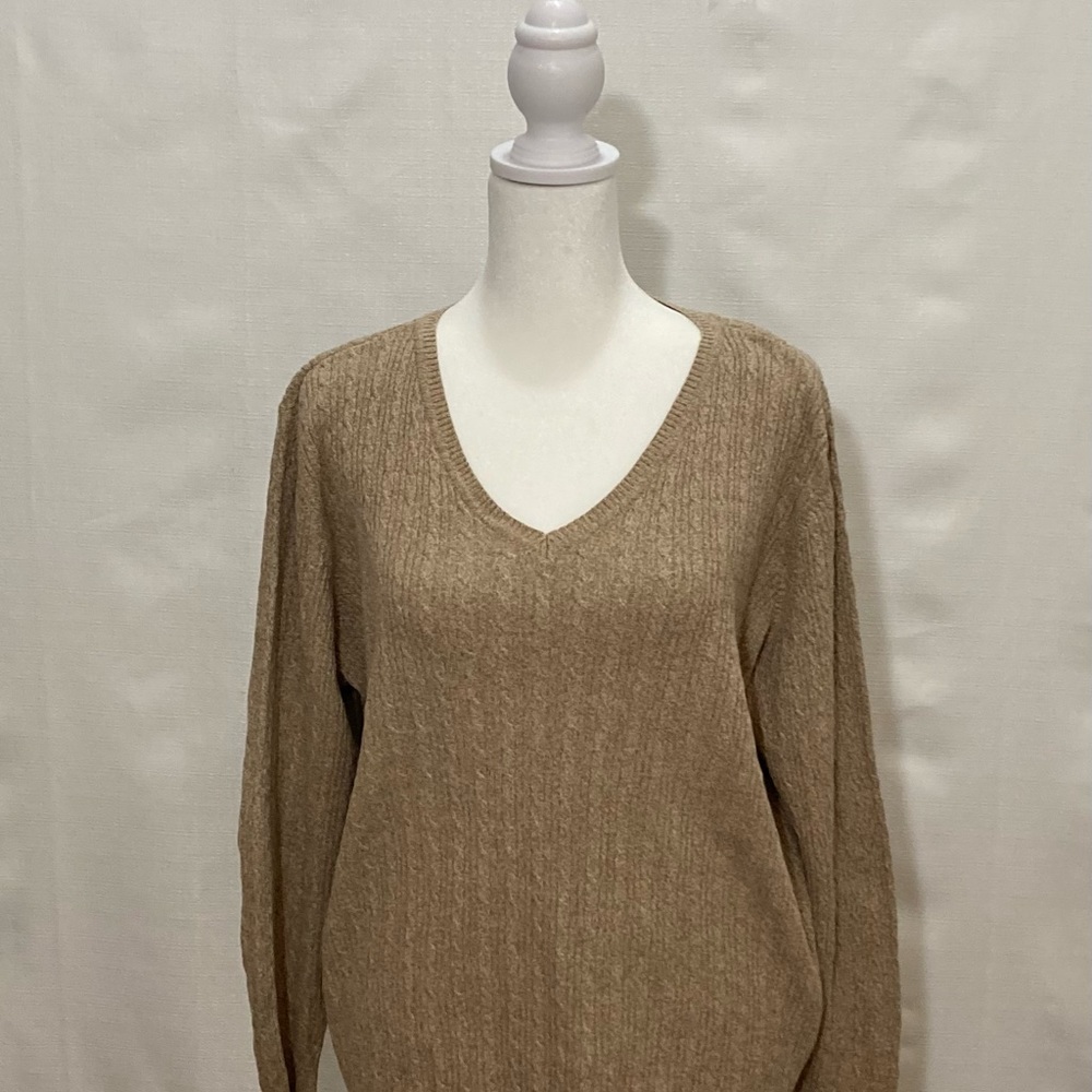 Ladies v neck sweater